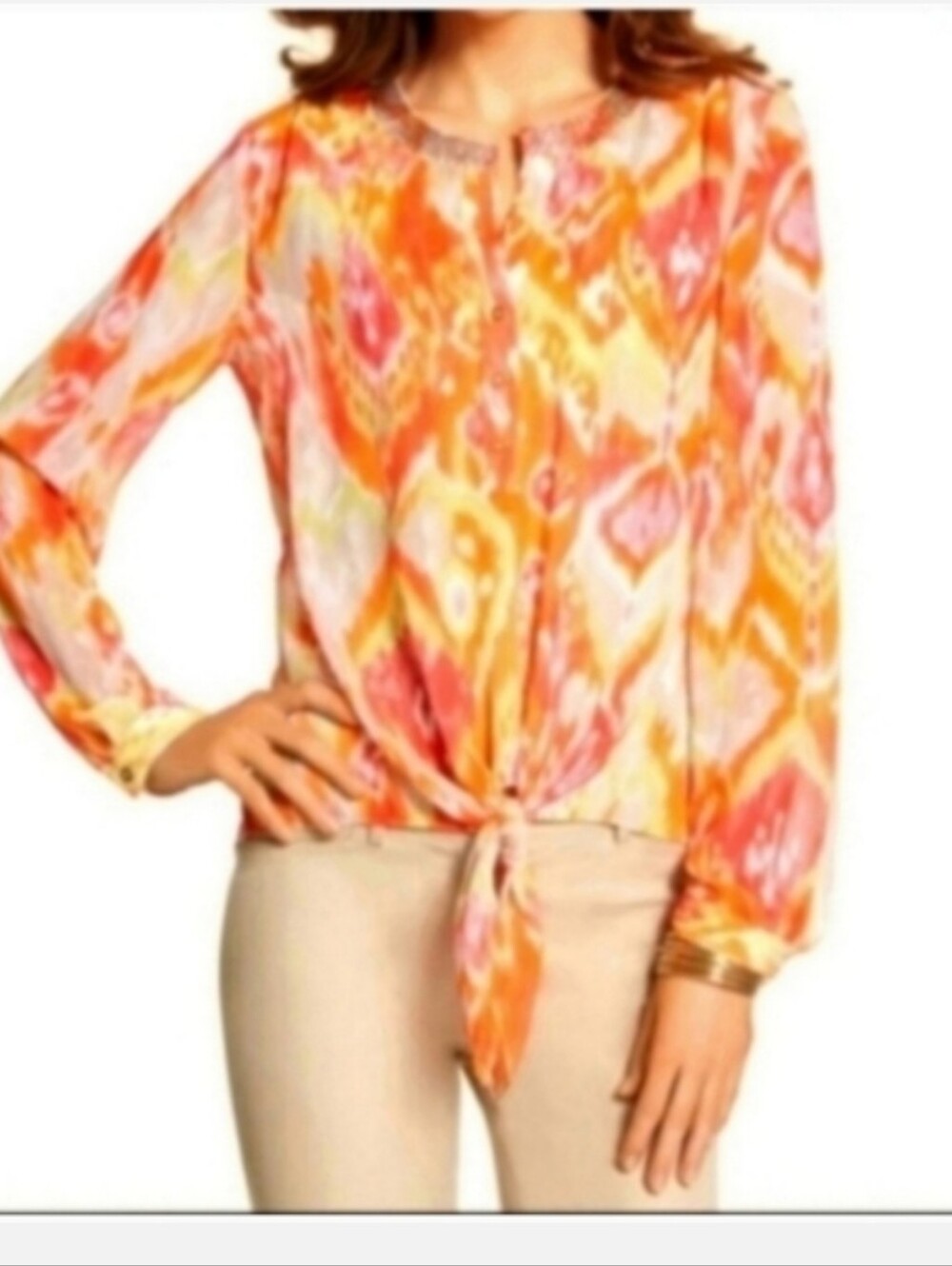 Chicos Ikat Moira Top